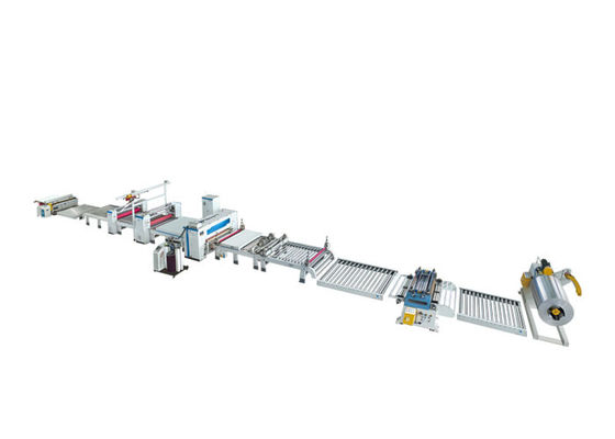 Linea di laminazione PUR di alluminio a rotoli per opere di costruzione